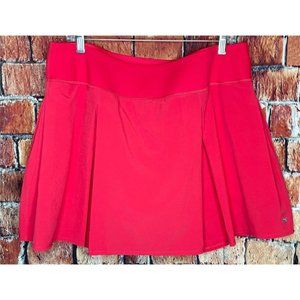 NWT PUMA Women's XXL PWRSHAPE Fashion Tennis Pleated Skirt Skort Short Rose Wine